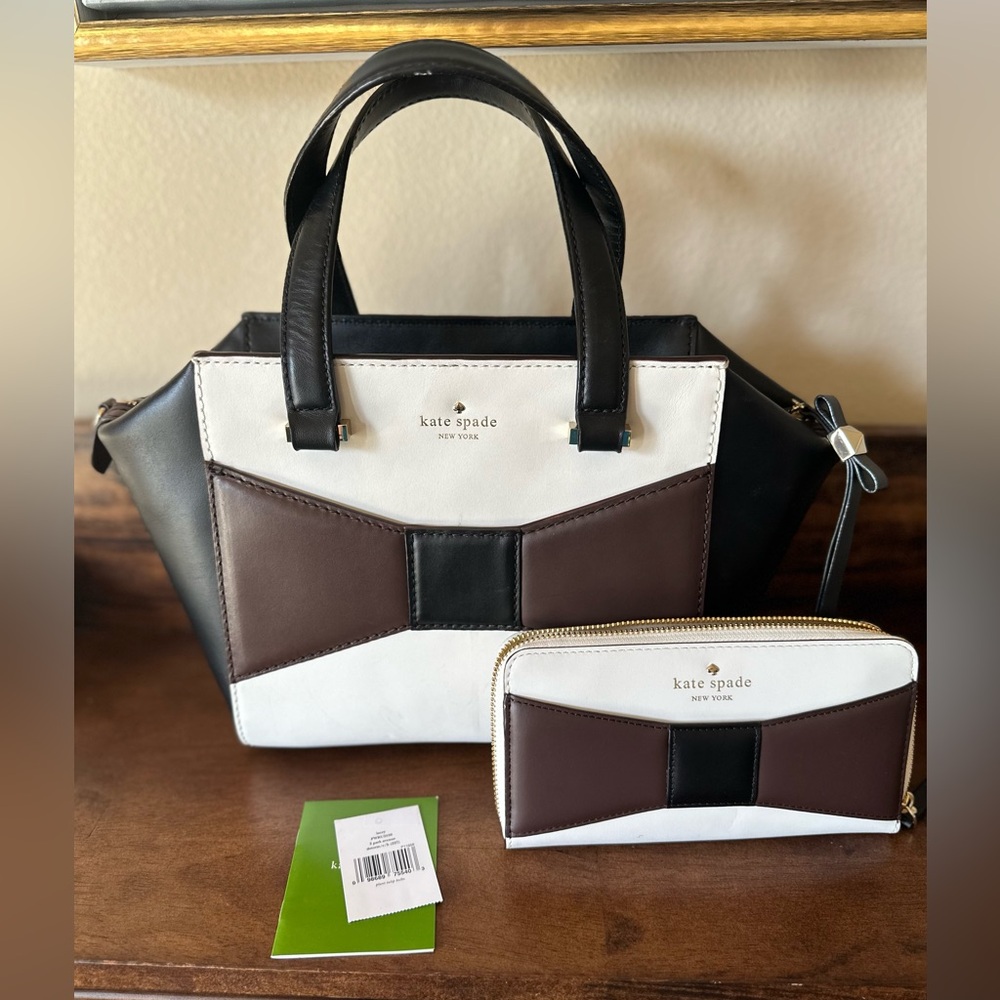 Kate Spade $676 MSRP SET - 2 Park Avenue Lacey Bow Bag & Wallet - Picture 13 of 13